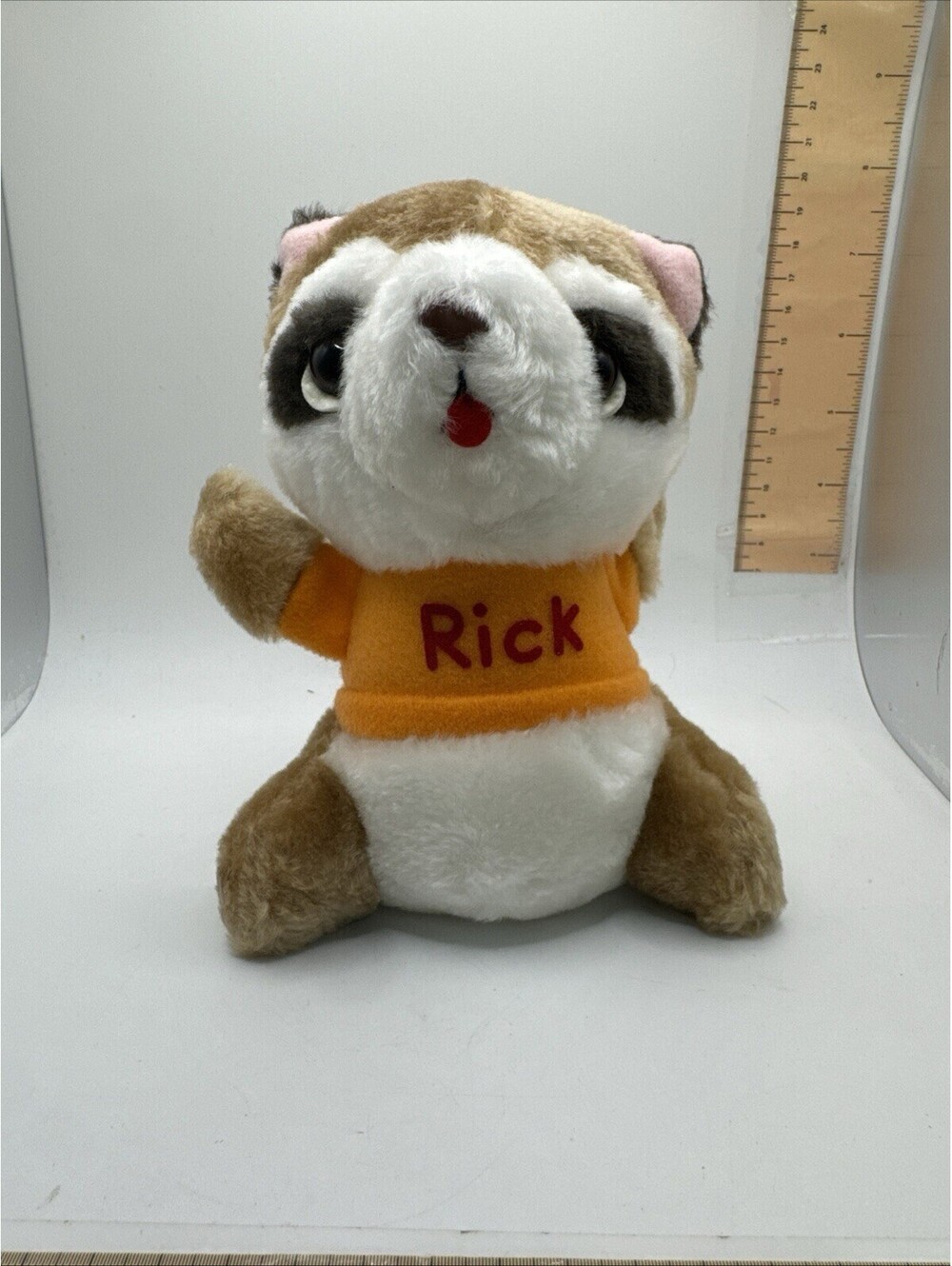 Vintage 1980 Shirt Tales Rick 6" Plush Very Nice Condition